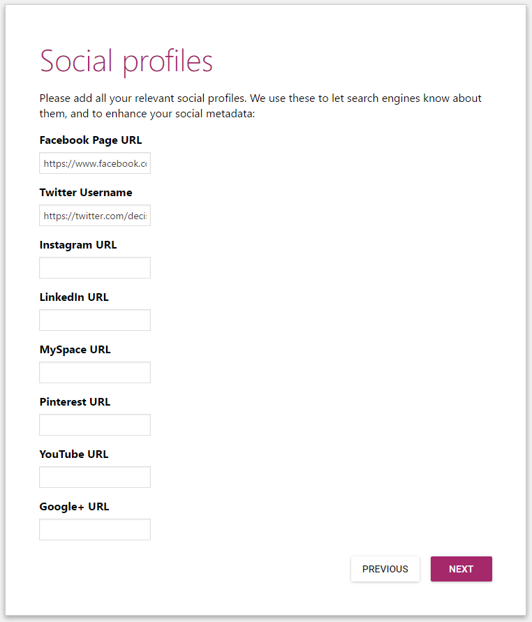 yoast social profiles