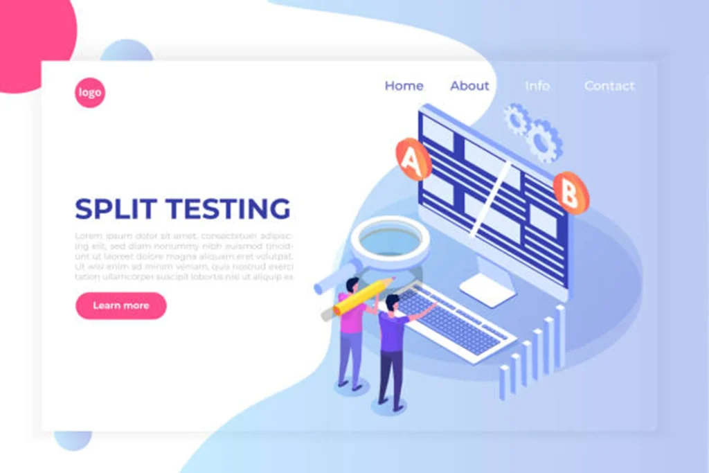 graphic about split testing